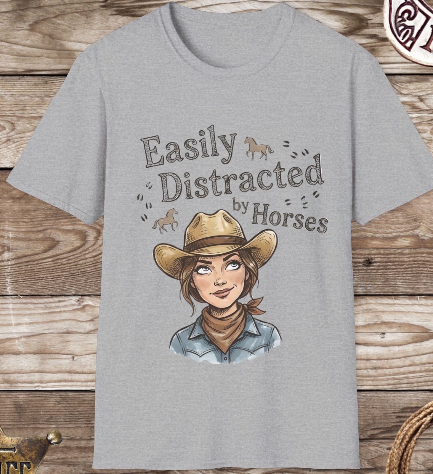 Easily Distracted by Horses T-Shirt