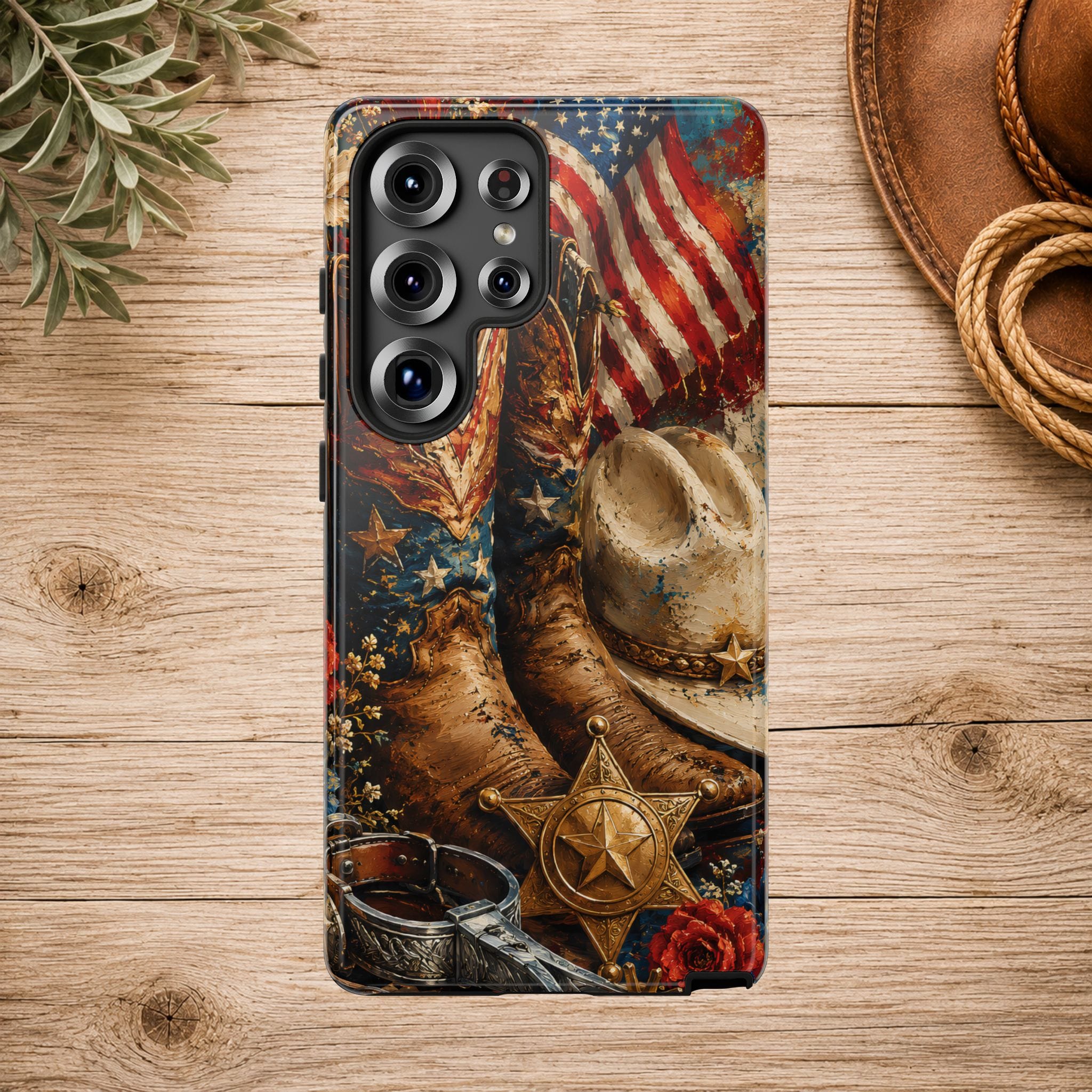 Patriotic Cowgirl Phone Case