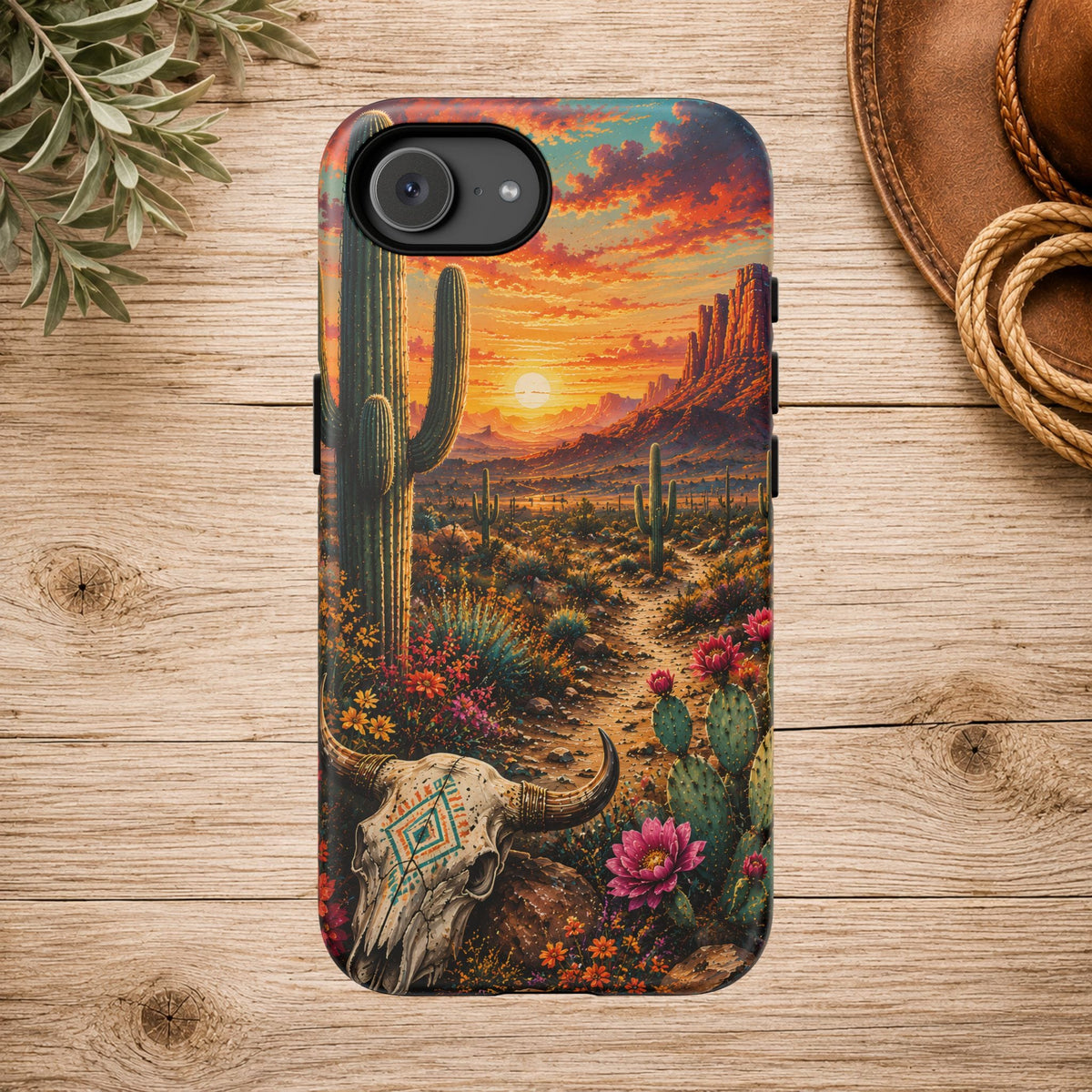 Southwest Desert Sunset Phone Case