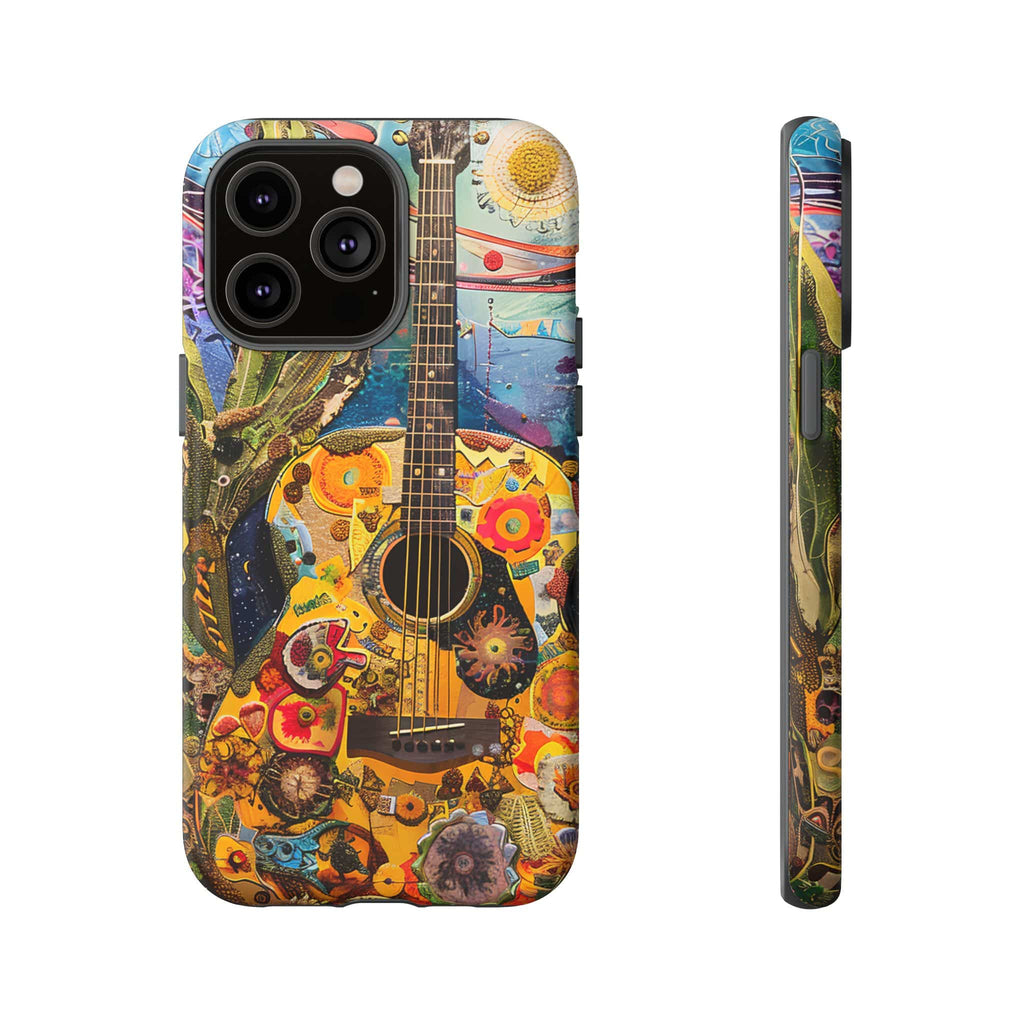 Floral Guitar- Phone Case