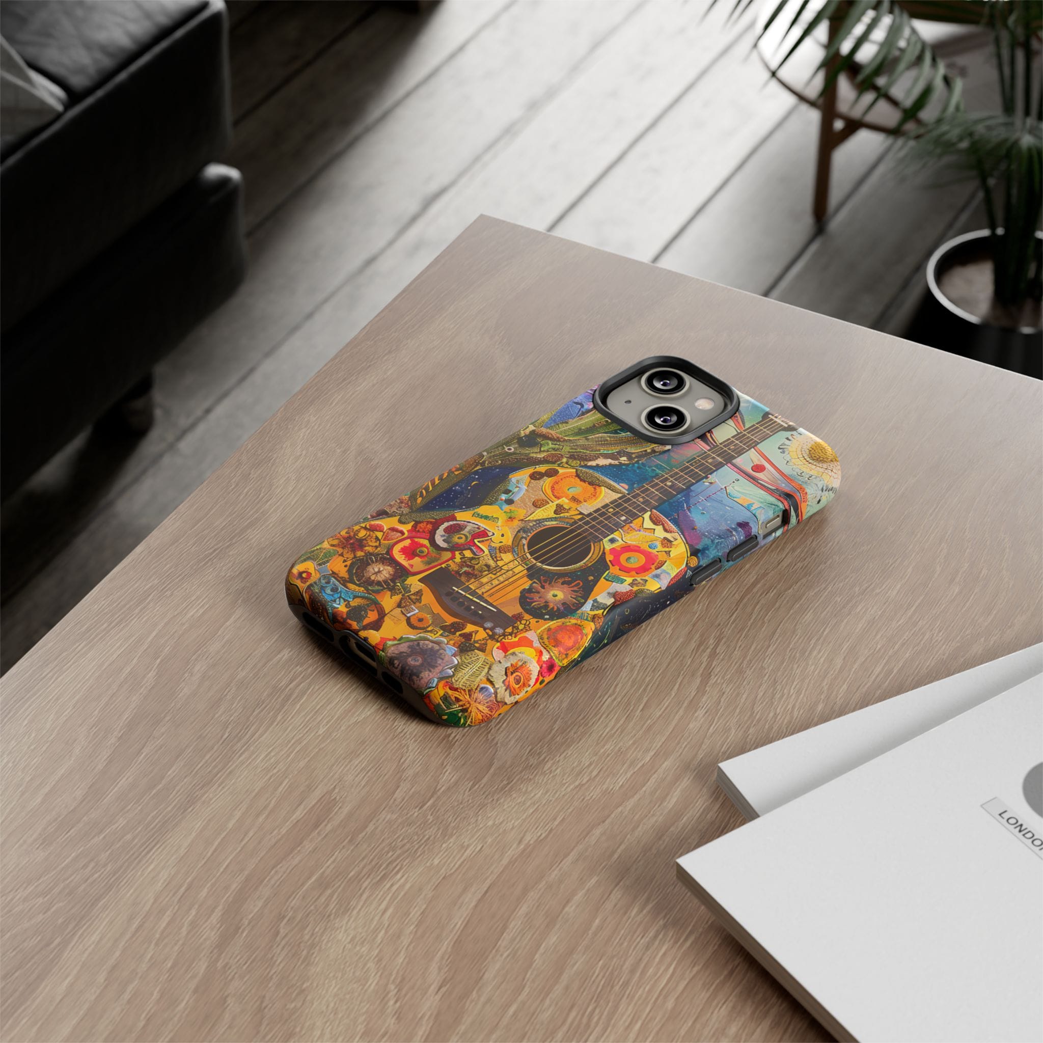 Floral Guitar- Phone Case