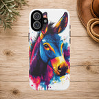 Color Splash Donkey Phone Case