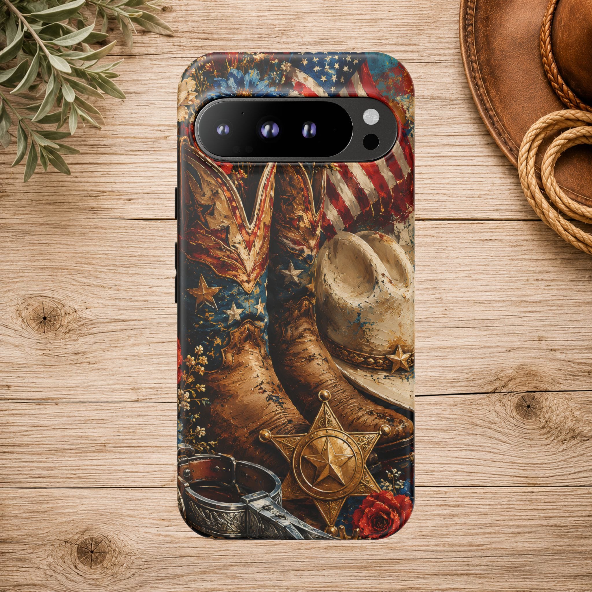 Patriotic Cowgirl Phone Case