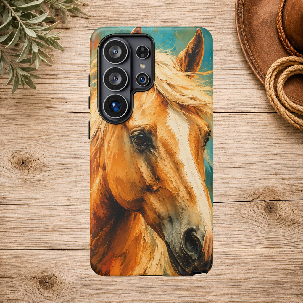 Golden Spirit Horse Phone Case