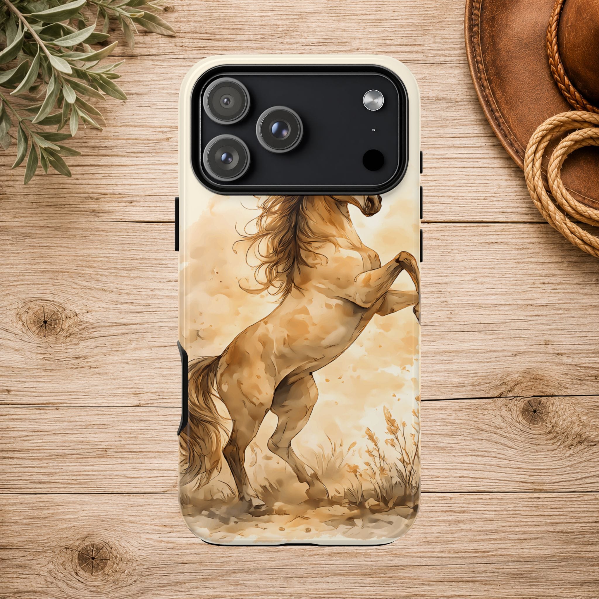 Horse Rearing Tough Phone Case