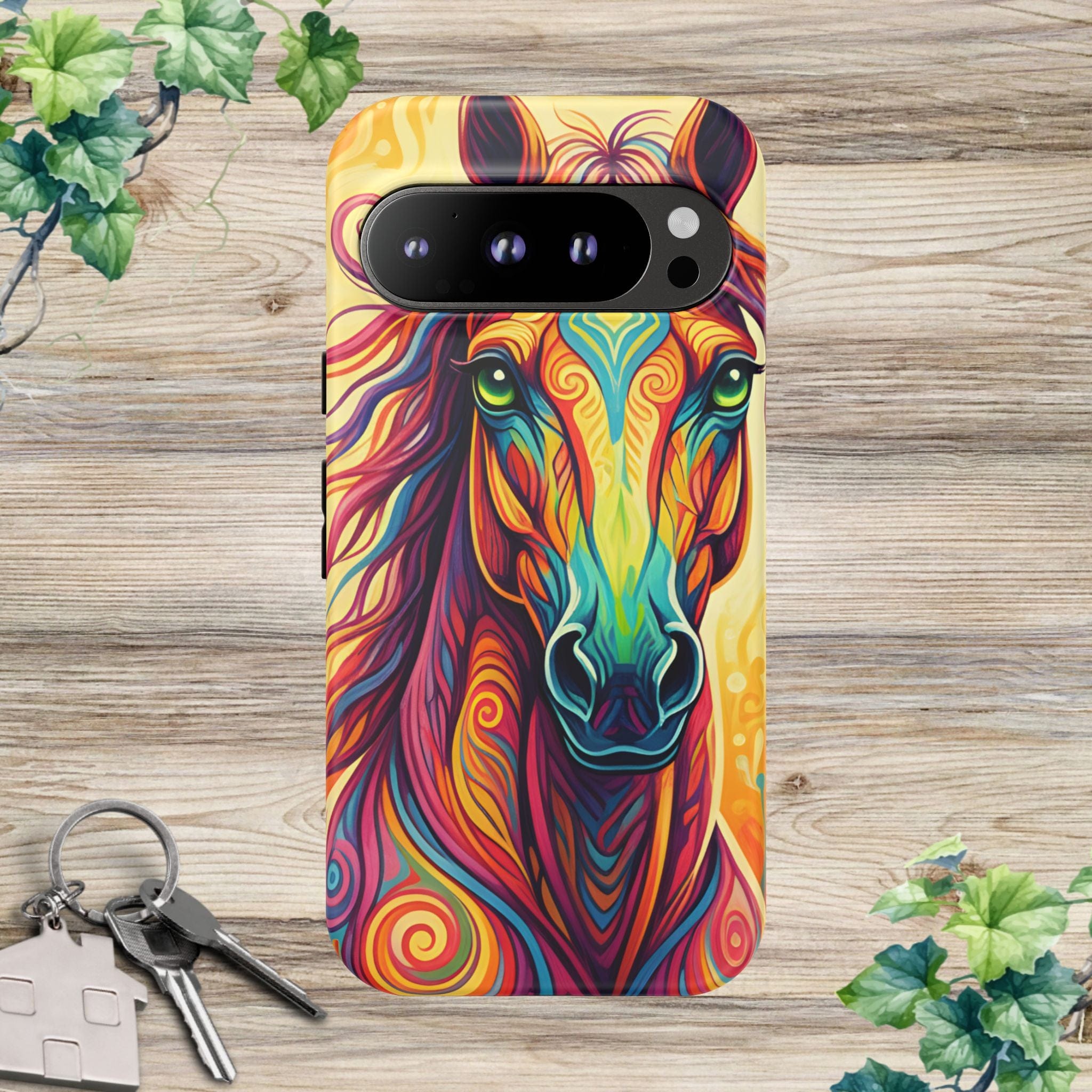 Vibrant Swirl Stallion - Phone Cover