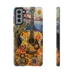 Floral Guitar- Phone Case