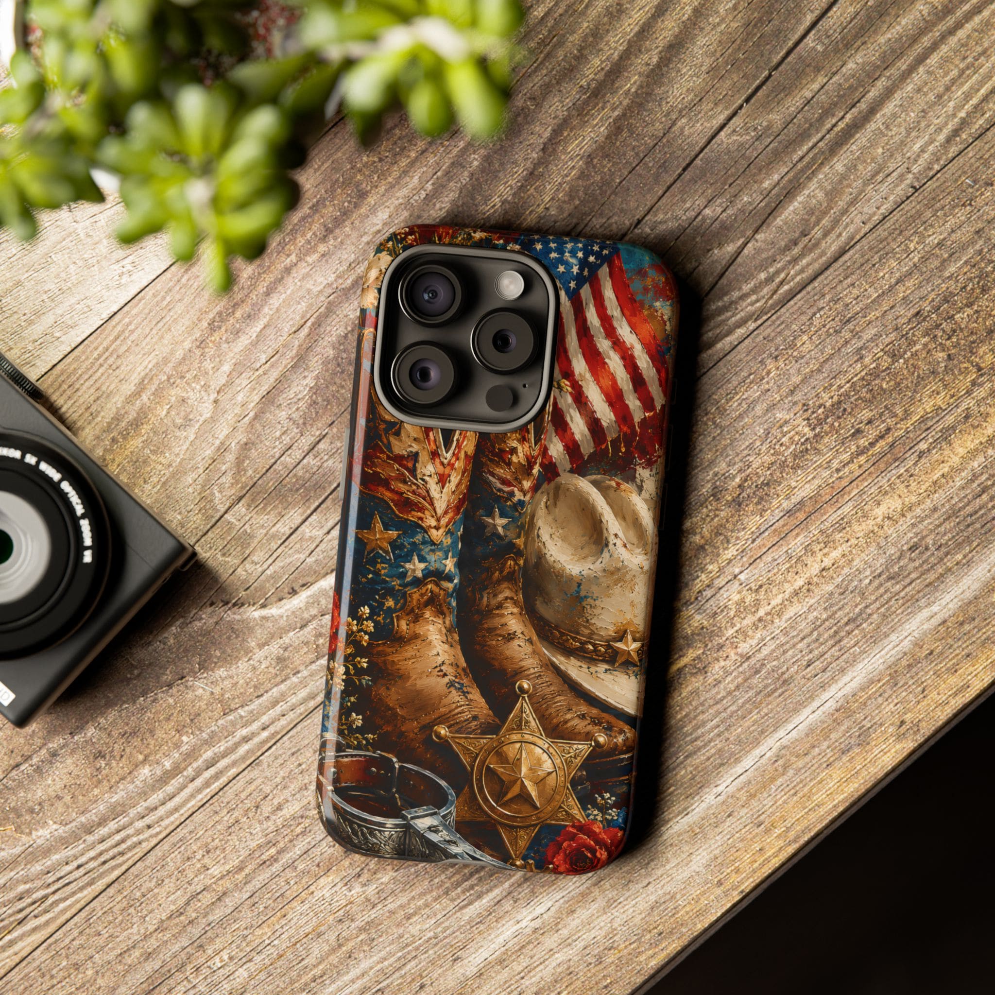 Patriotic Cowgirl Phone Case