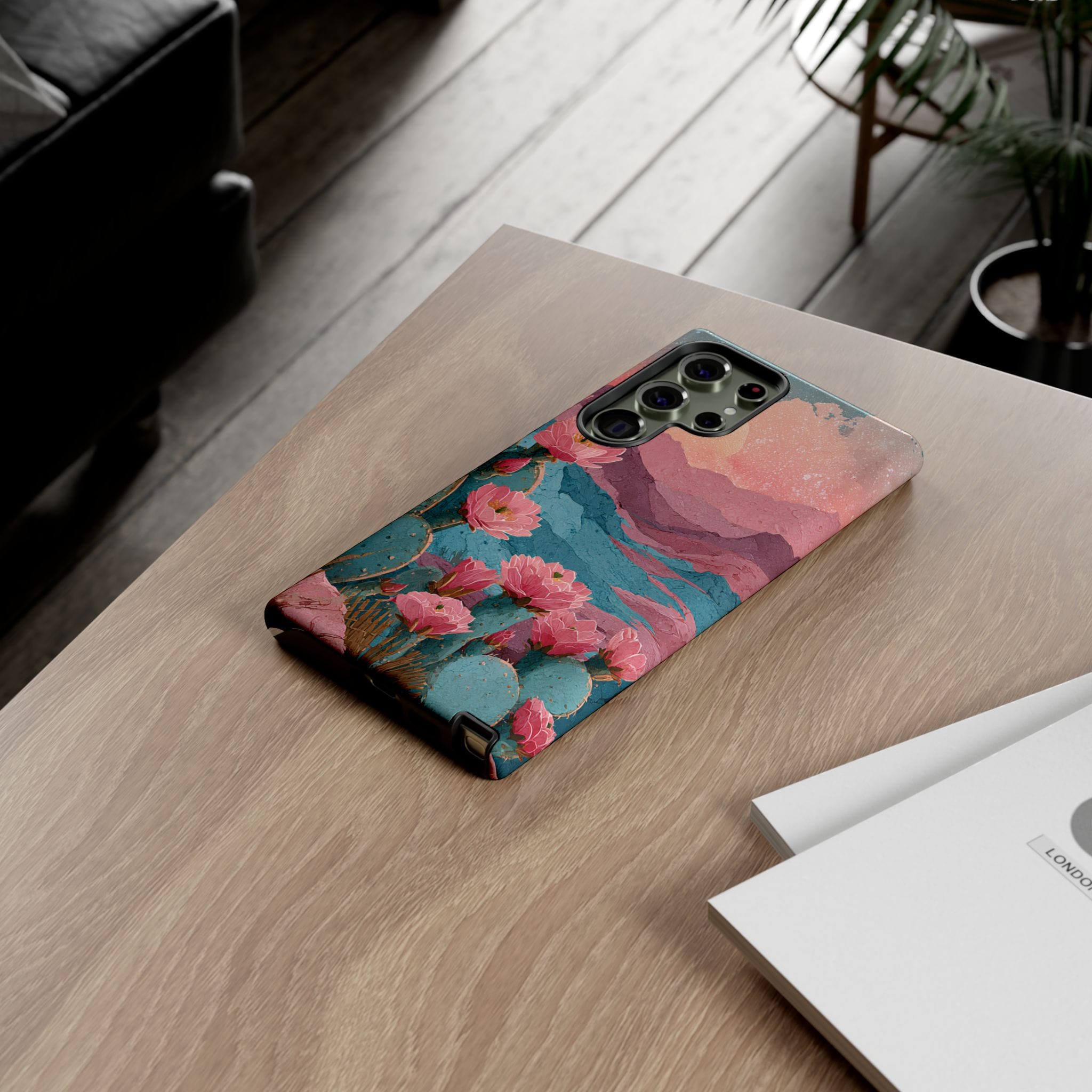 Desert Bloom Sunset Phone Case