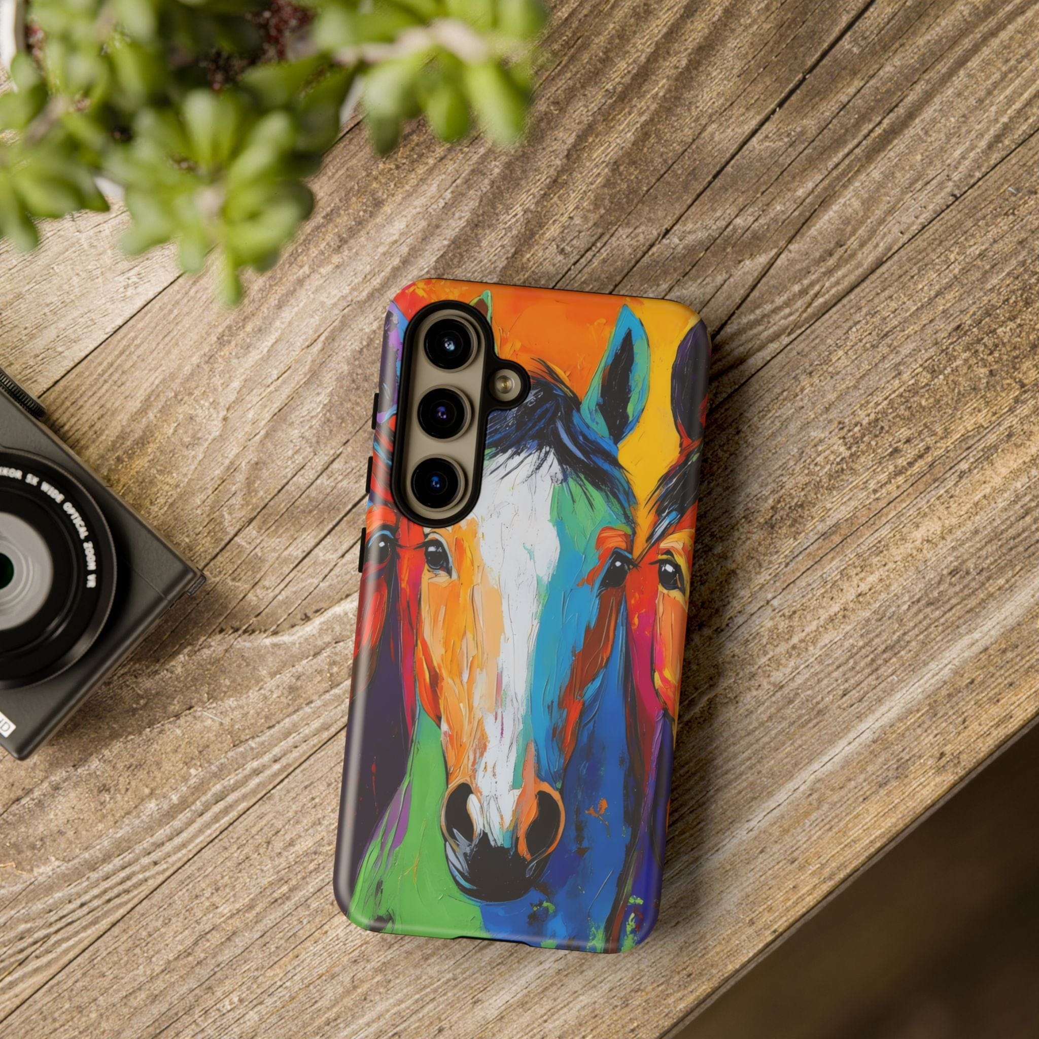 Colorful Horses Head - Phone Case