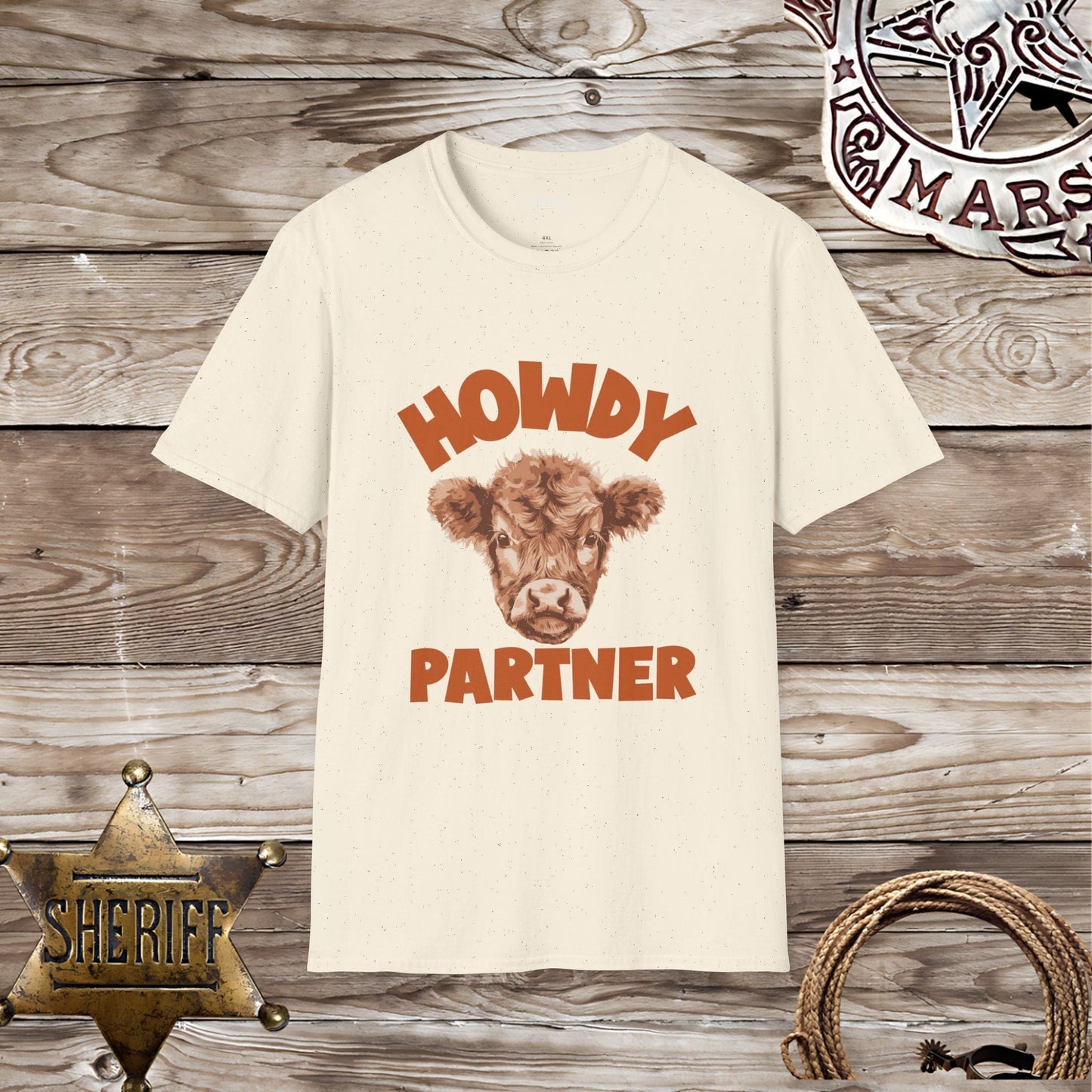 Softstyle Unisex T-Shirt: Howdy Partner