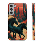 Desert Run Wild Horse Phone Case