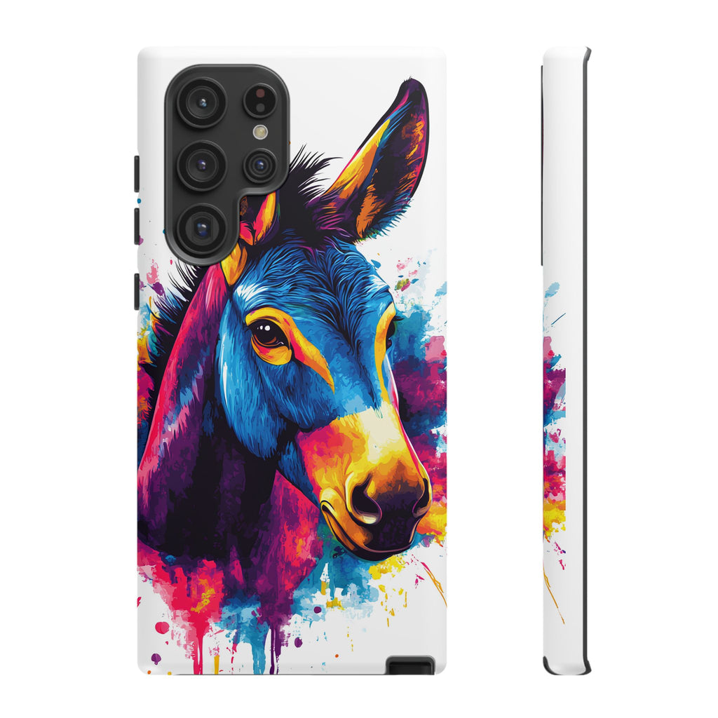 Color Splash Donkey Phone Case