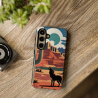 Mountain and Wolf -Phone Case