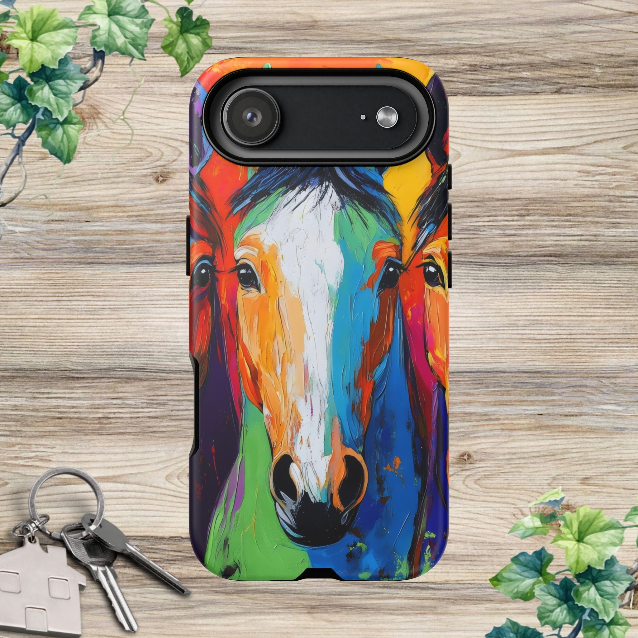 Colorful Horses Head - Phone Case
