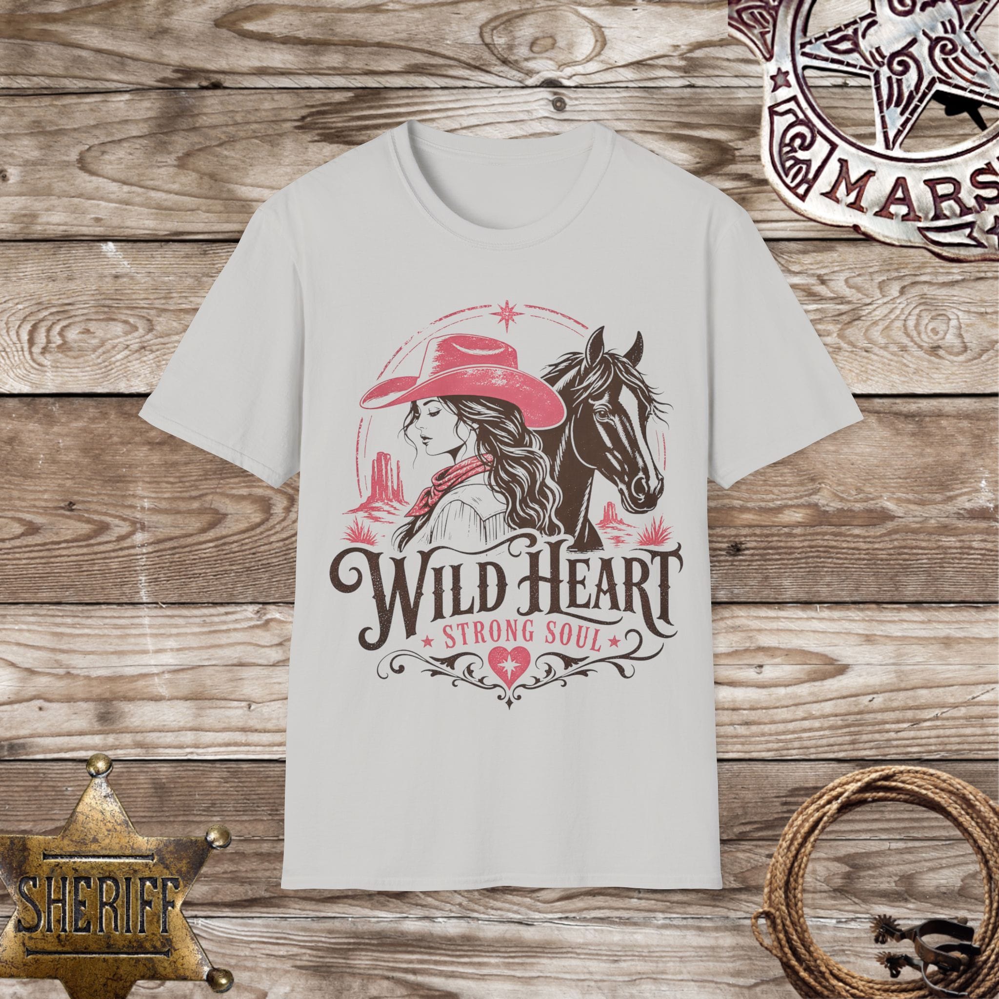 Cowgirl 'Wild Heart, Strong Soul' T-Shirt