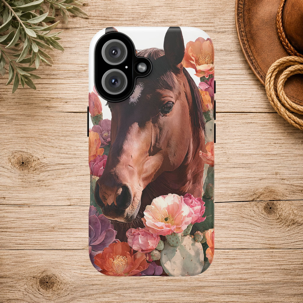 Horse Floral Phone Case