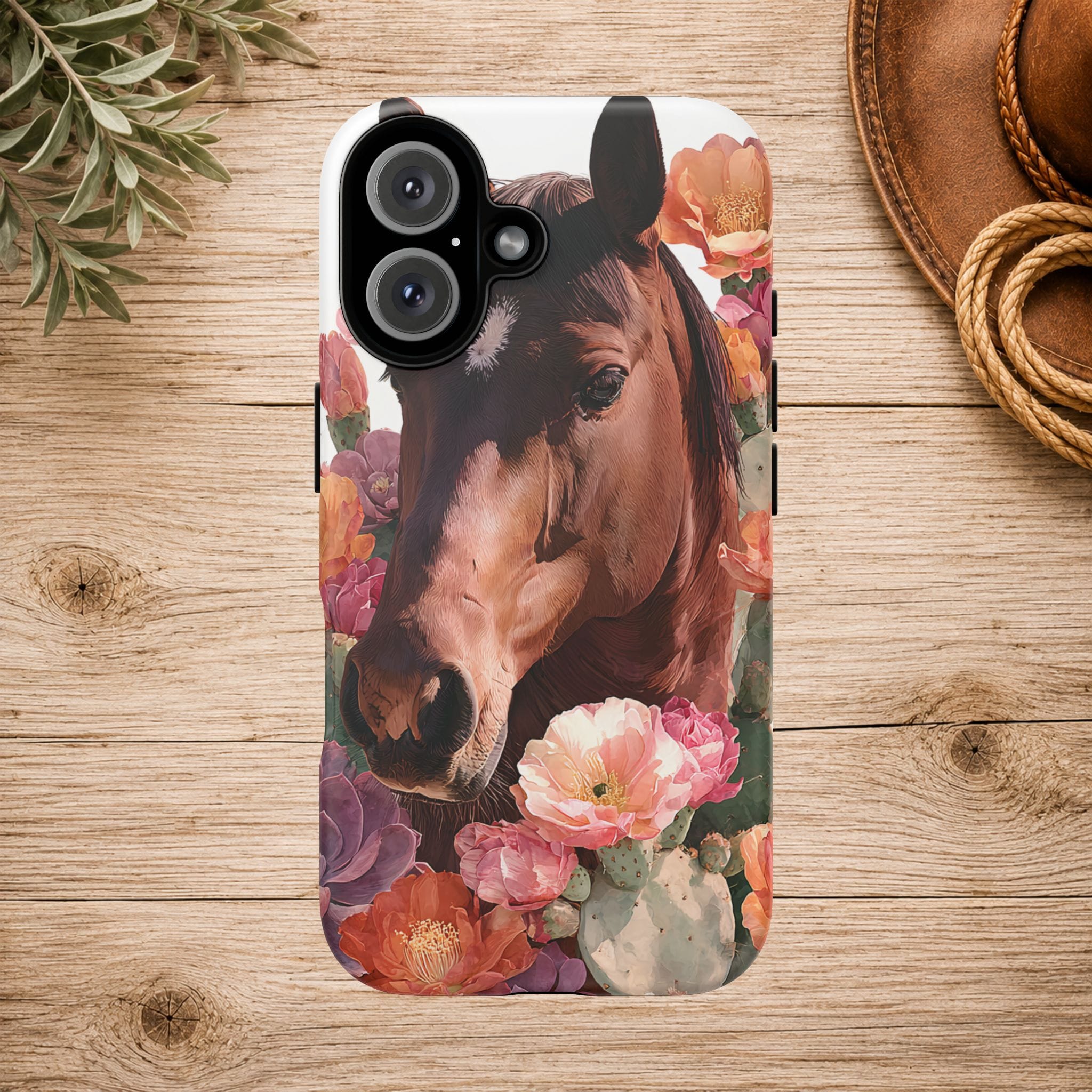 Horse Floral Phone Case