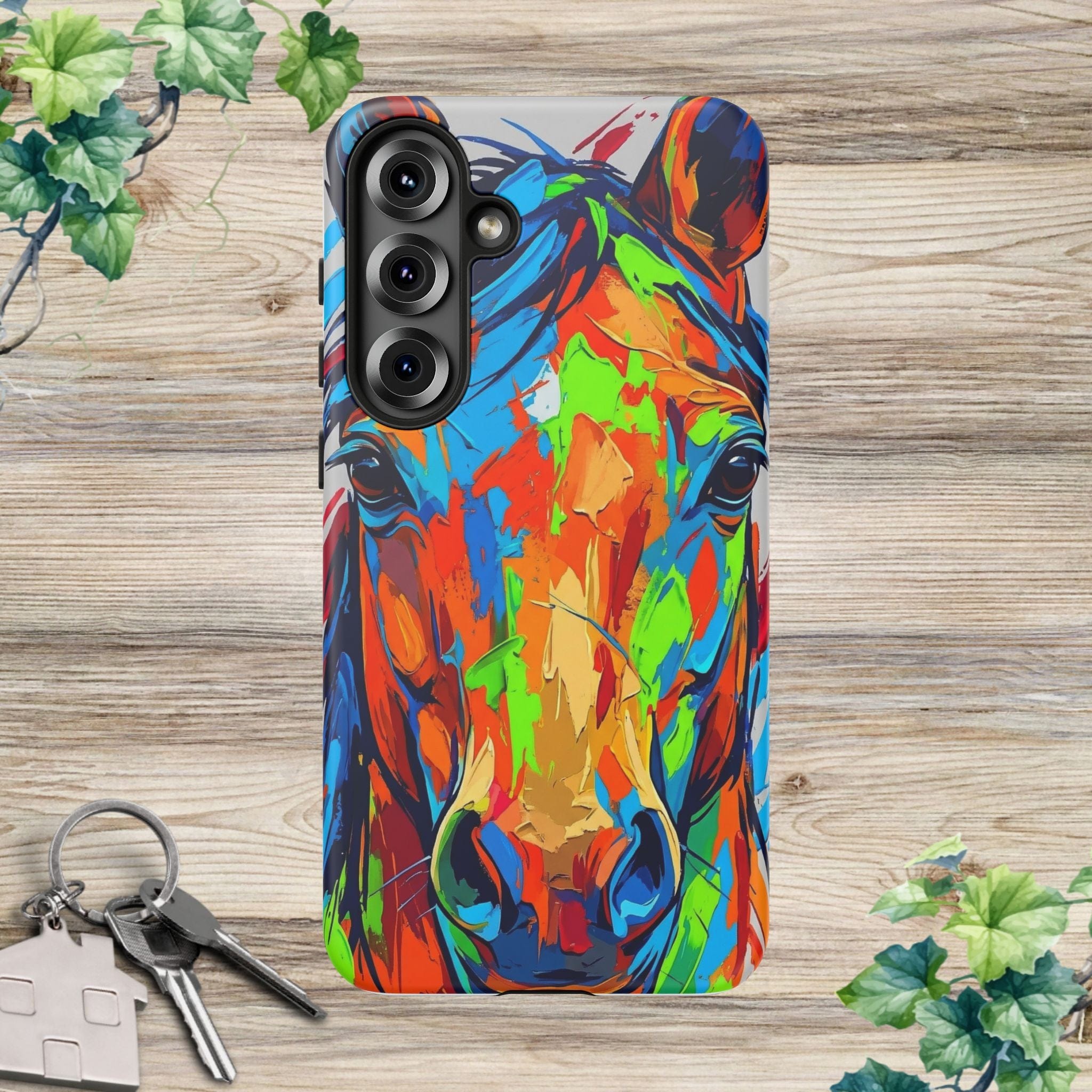 Colorful Abstract Horse Phone Case
