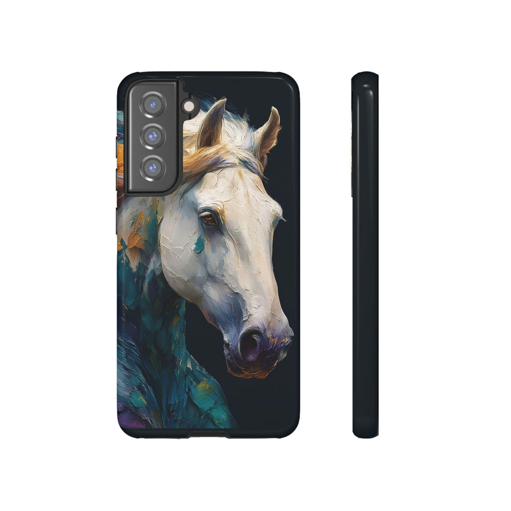 White Horse Art Phone Case