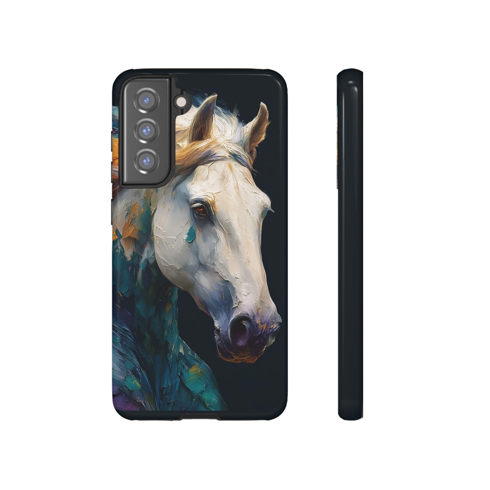 White Horse Art Phone Case