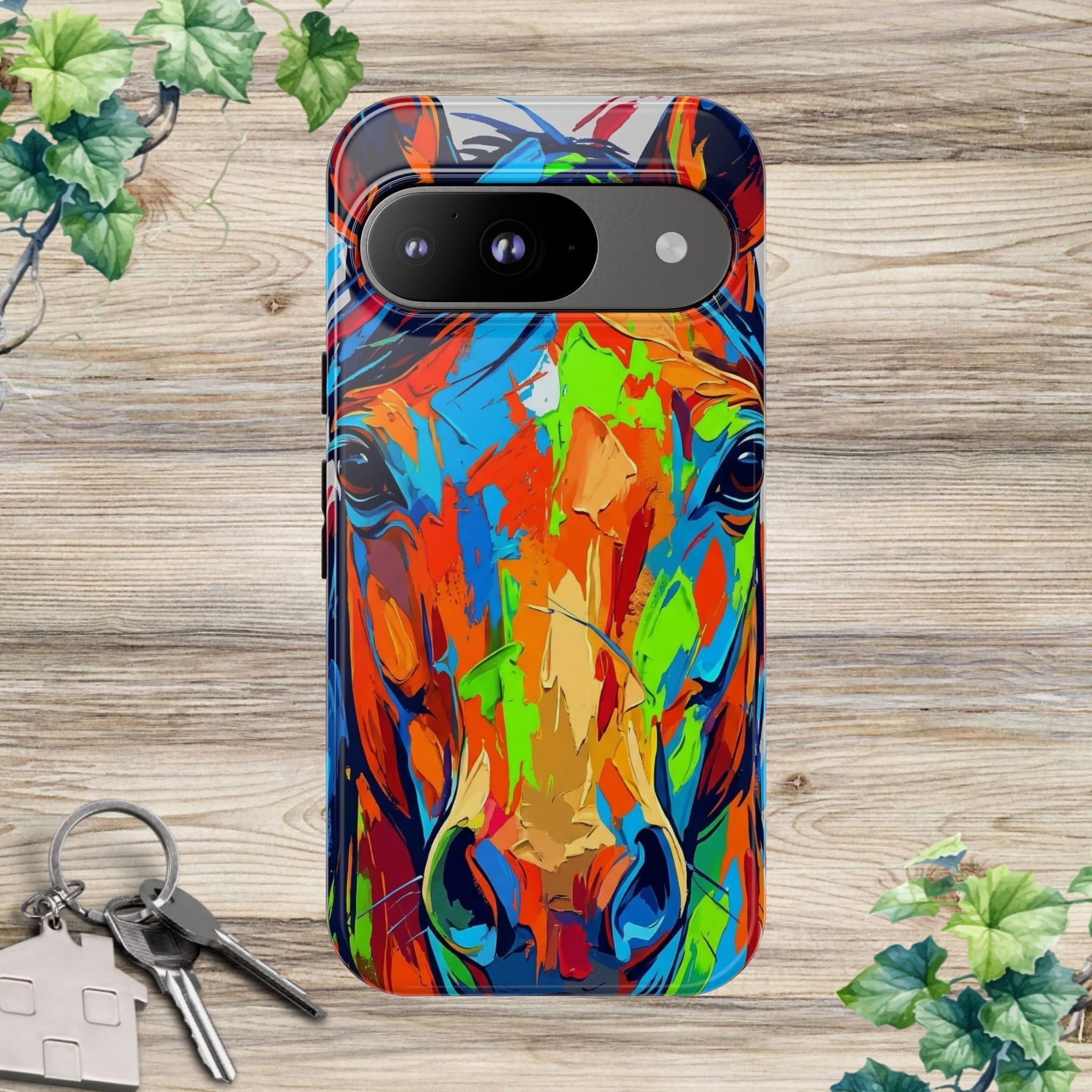 Colorful Abstract Horse Phone Case