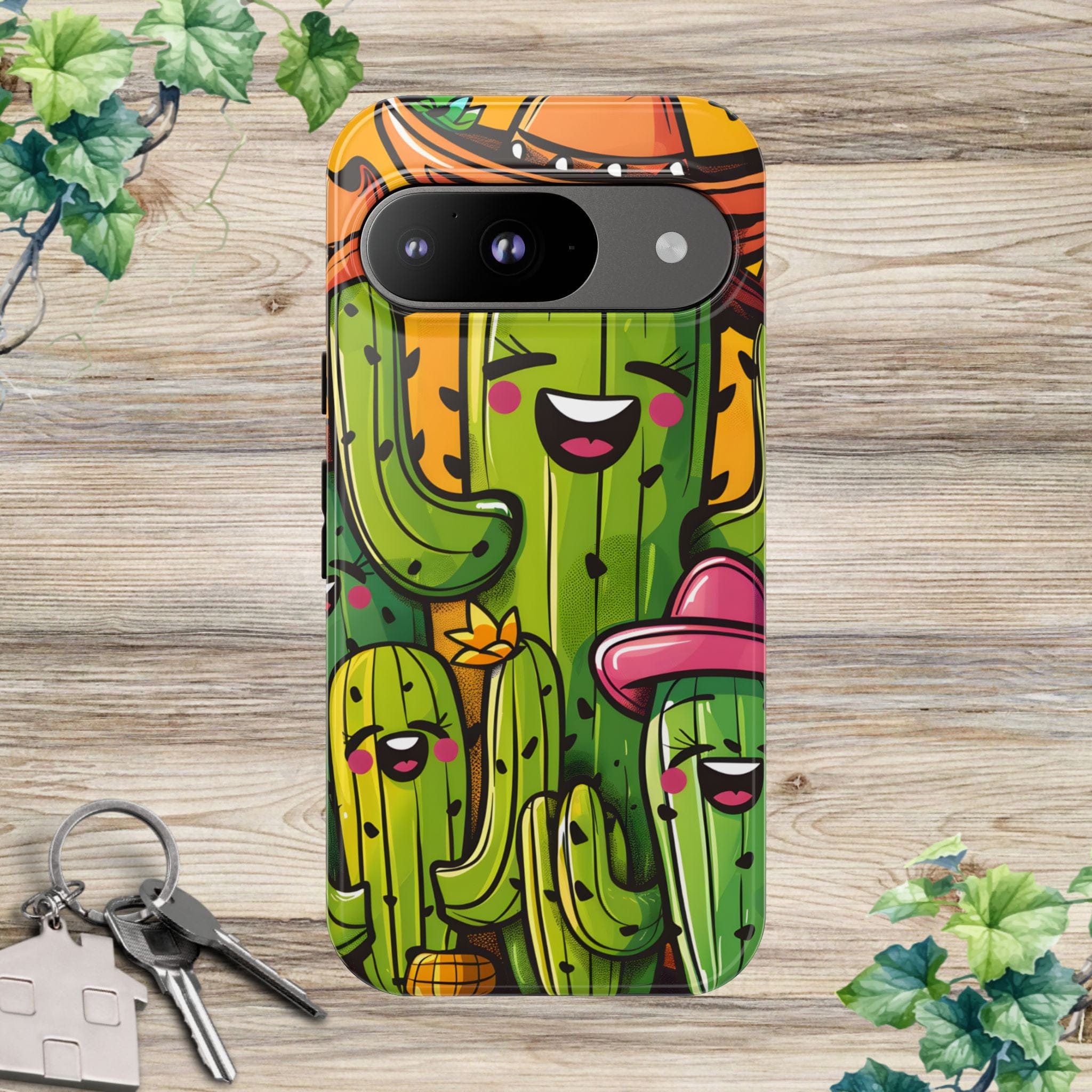 Happy Cactus Crew Phone Case