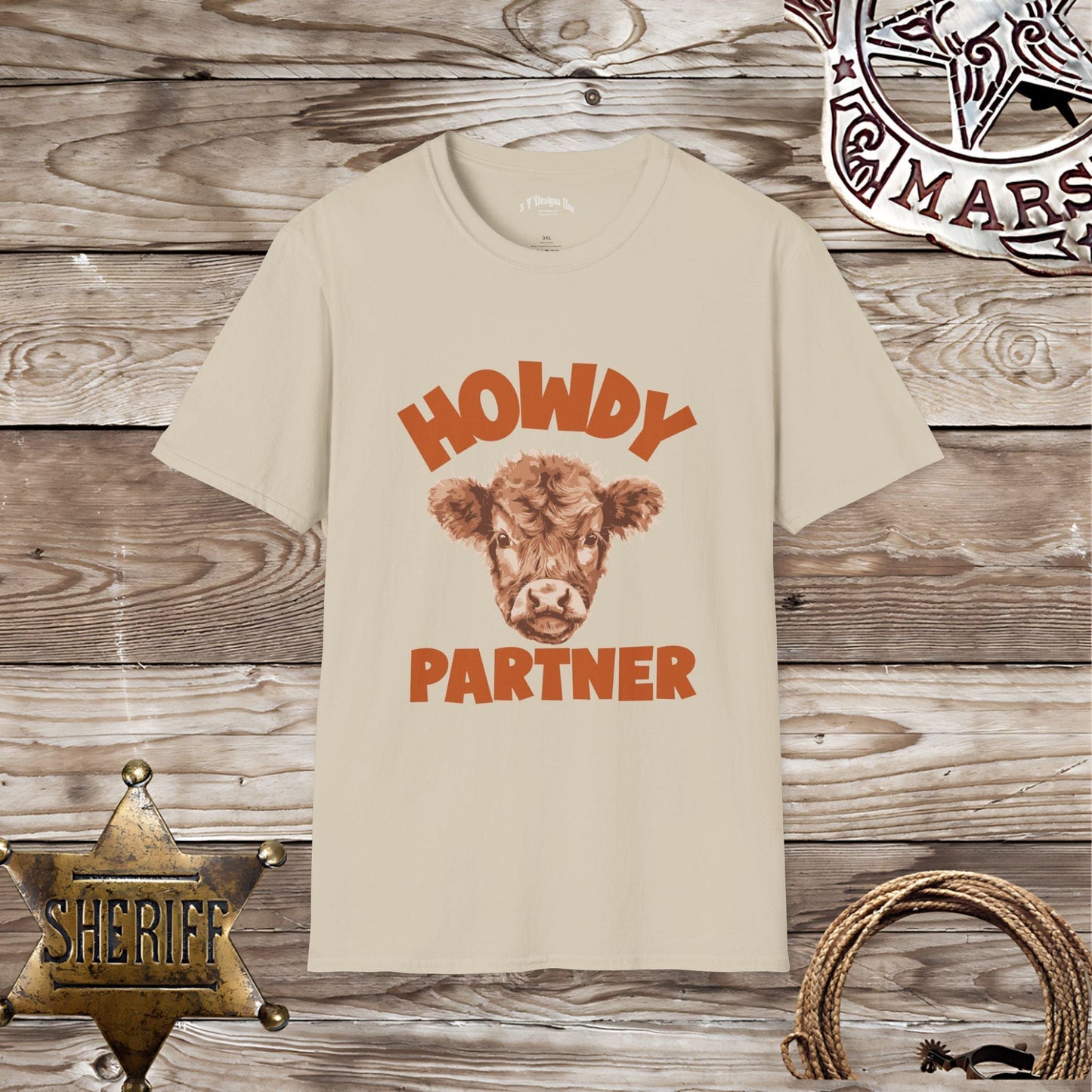 Softstyle Unisex T-Shirt: Howdy Partner