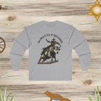 Unisex Ultra Cotton Long Sleeve Tee- 8 second Bull Ride
