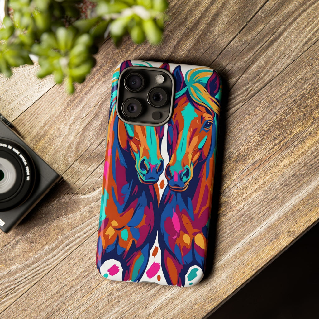 Vibrant Pop Art Equine Phone Case