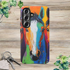 Colorful Horses Head - Phone Case