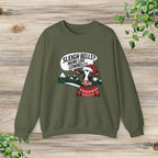 Sleigh Bells More Like Cowbells Funny Christmas Cow Sweatshirt