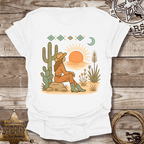 Boho Sunset Graphic for Nature Lovers-T-Shirt