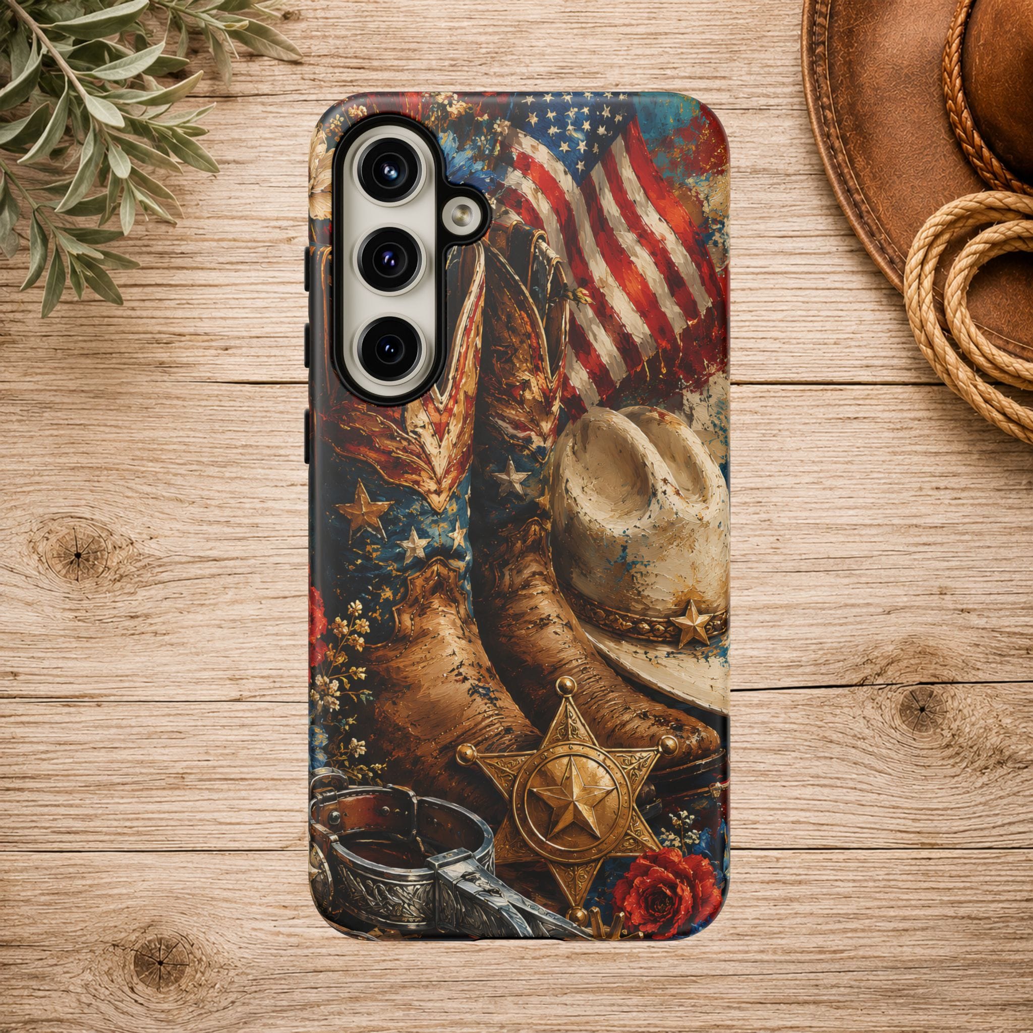 Patriotic Cowgirl Phone Case