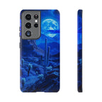 Blue Desert Moon Phone Case