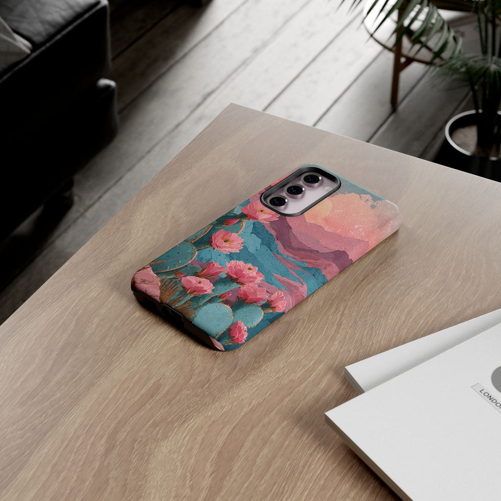 Desert Bloom Sunset Phone Case