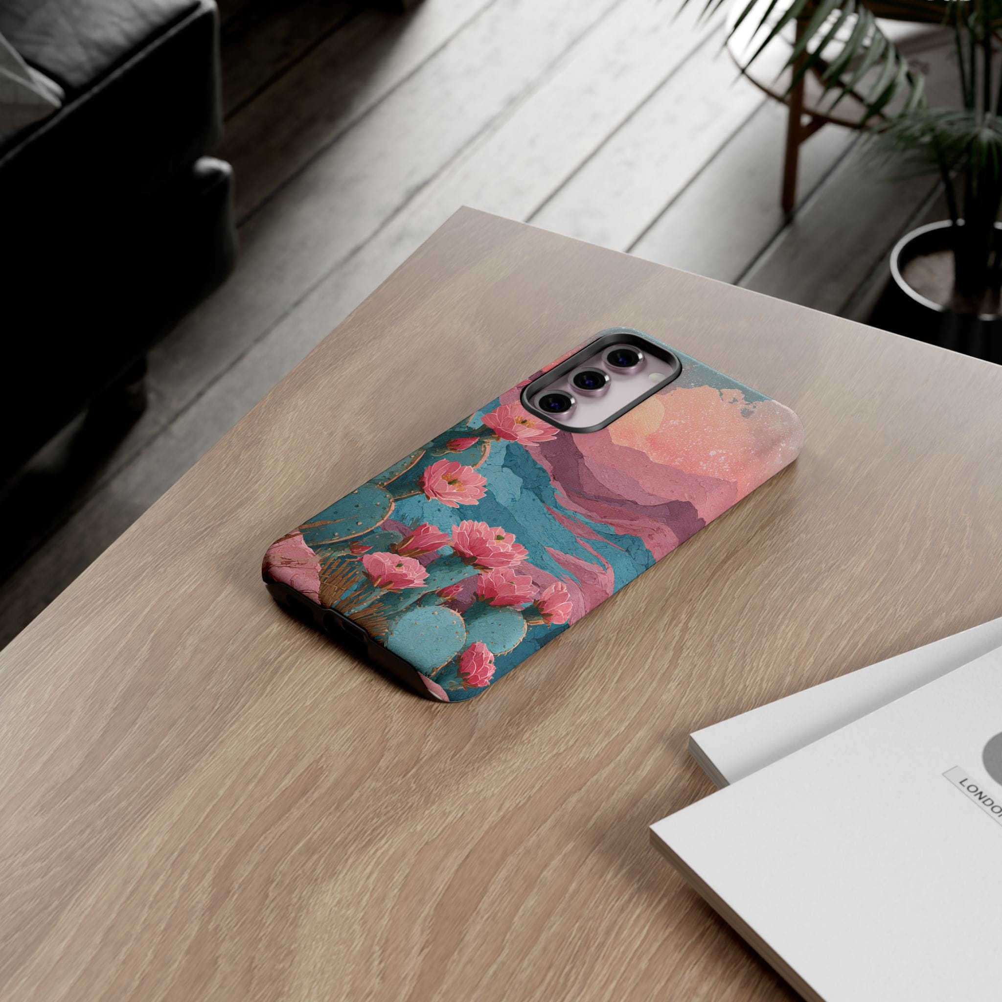 Desert Bloom Sunset Phone Case