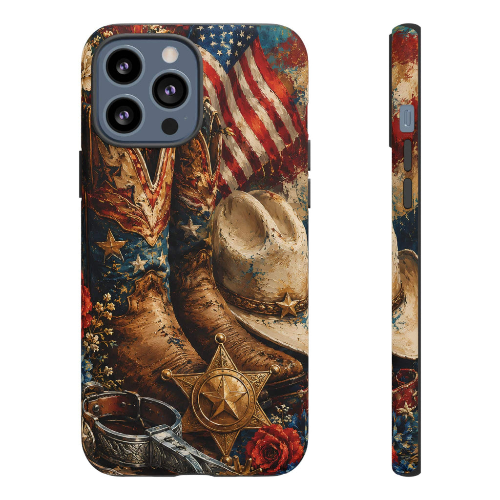 Patriotic Cowgirl Phone Case