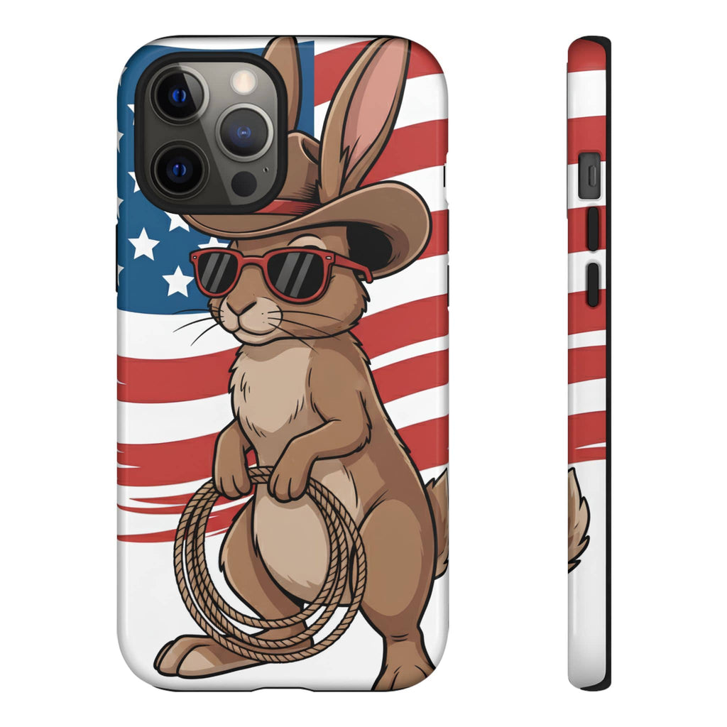 Patriotic Cowboy Bunny Phone Case