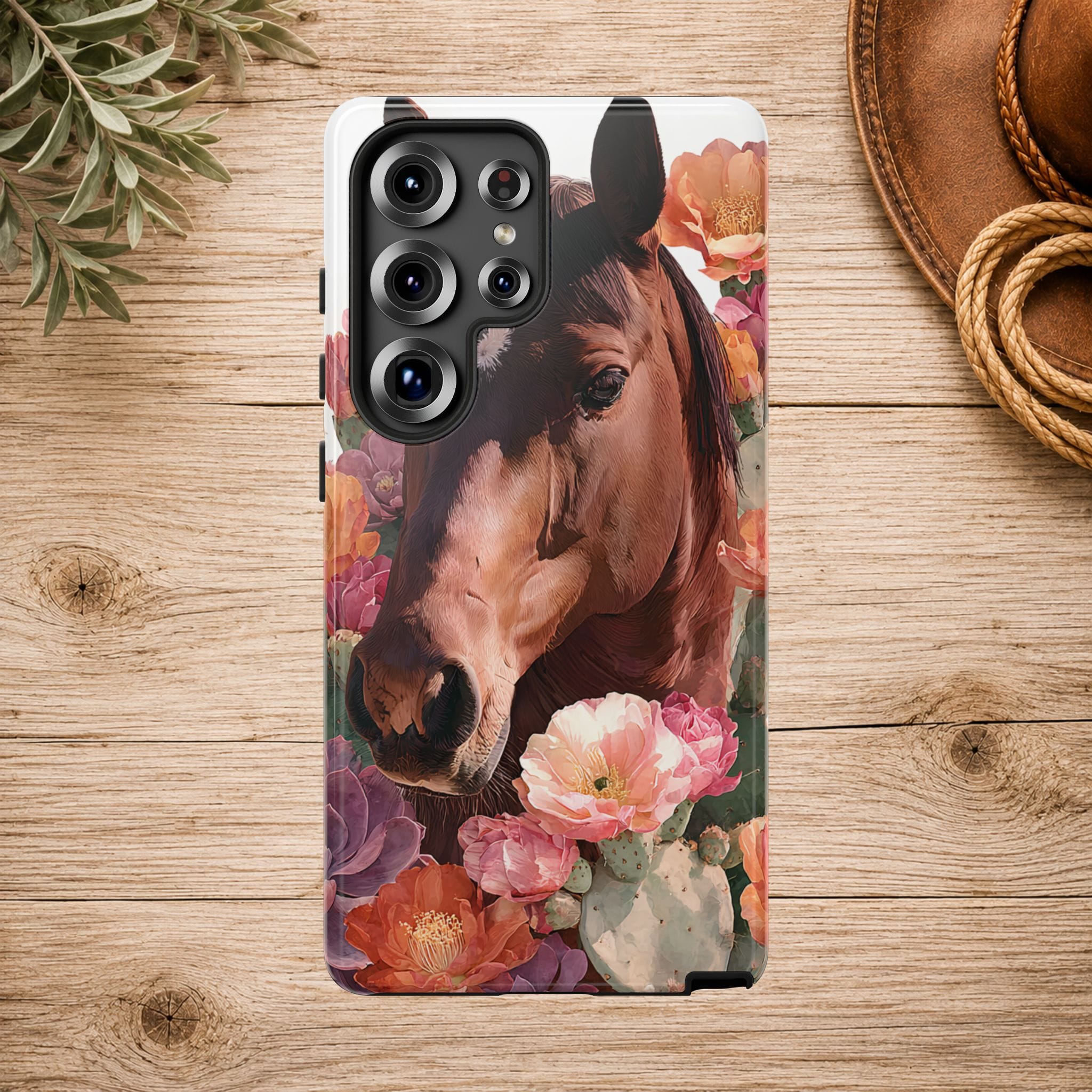 Horse Floral Phone Case