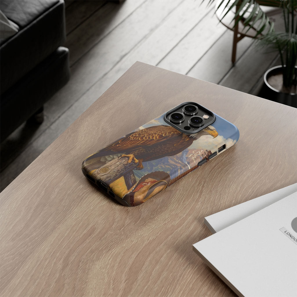 Vintage Bald Eagle Patriotic Phone Case