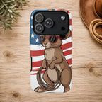 Patriotic Cowboy Bunny Phone Case
