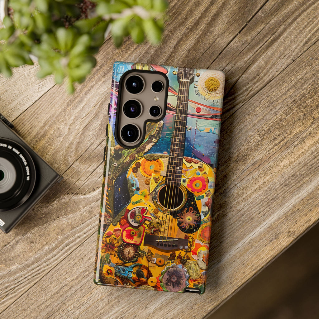 Floral Guitar- Phone Case