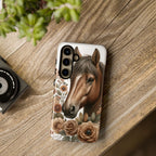 Painted Horse & Roses – Phone Case