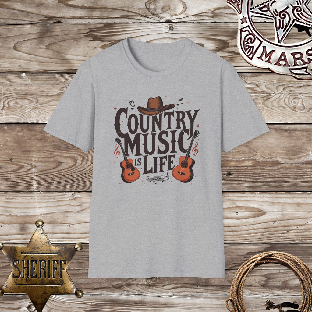 Country Music Is Life-T-Shirt