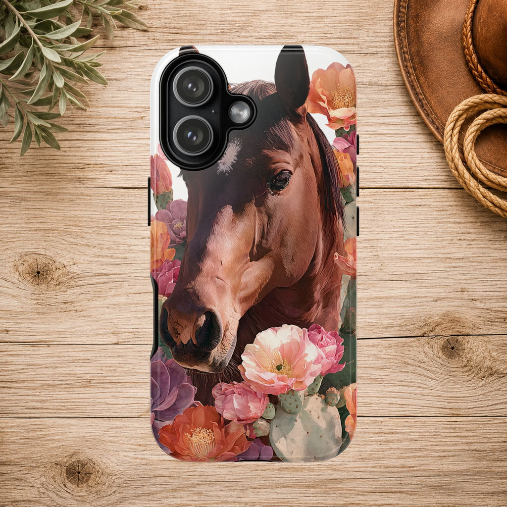 Horse Floral Phone Case