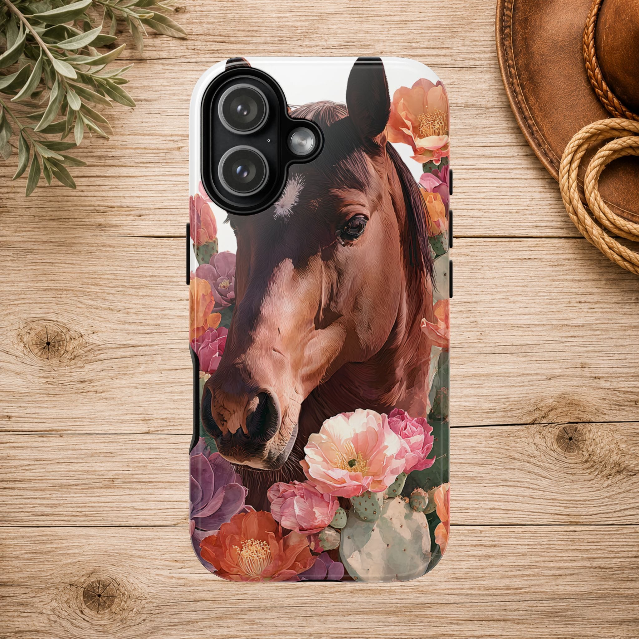 Horse Floral Phone Case