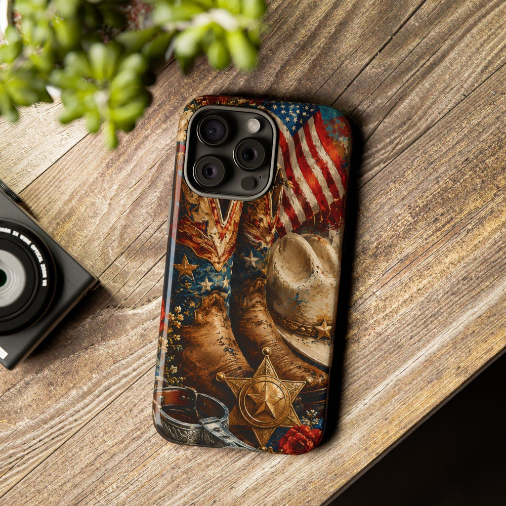 Patriotic Cowgirl Phone Case