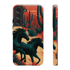 Desert Run Wild Horse Phone Case