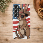 Patriotic Cowboy Bunny Phone Case